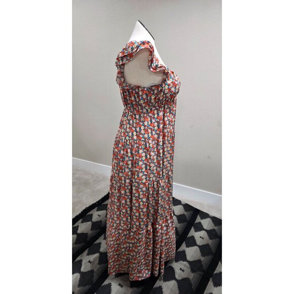 Floral Tiered Maxi Dress By English Factory Size S - Picture 7 of 12